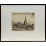 ALEXANDER P THOMSON (SCOTTISH 1817 - 1875), GLASGOW CATHEDRAL etching,