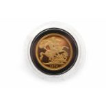 GOLD PROOF SOVEREIGN DATED 1979 in capsule,