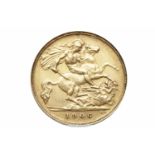 GOLD HALF SOVEREIGN DATED 1906