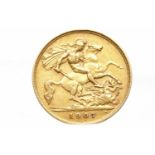 GOLD HALF SOVEREIGN DATED 1907