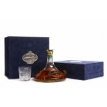 AUCHENTOSHAN AGED 12 YEARS QE2 GLENCAIRN CRYSTAL DECANTER WITH 6 GLENCAIRN CRYSTAL GLASSES Active.