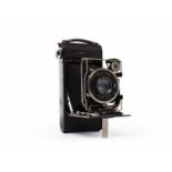 ZEISS IKON ICARETTE II COMPUR FOLDING CAMERA 500/2 series, manufactured between 1925 and 1929,