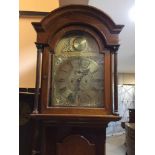 19TH CENTURY MAHOGANY LONGCASE CLOCK the 11.