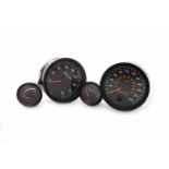 LOT OF VDO AND COBRA PERFORMANCE CAR AFTERMARKET GAUGES comprising a VDO 220mph Stepper Speedometer,