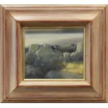 * JAMES MACAULAY, SOLWAY ROCKS oil on panel, signed 16.