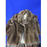 LOT OF THREE FUR COATS