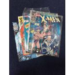 LARGE LOT OF 1980S X-MEN COMICS still in wrapping