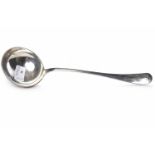 EDWARD VII SILVER SERVING SPOON maker George Edward & Sons (Glasgow), Sheffield 1907,