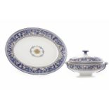 WEDGWOOD FLORENTINE PATTERN PART DINNER SERVICE comprising three large serving platters of