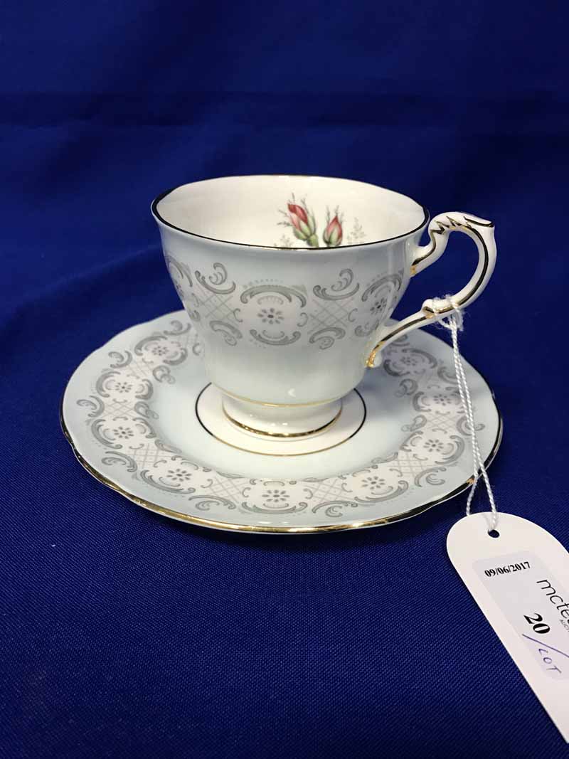 PARAGON 'RADSTOCK' TEA SET including eleven tea cups, twelve saucers, twelve plates,