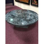 COMPOSITE MARBLE EFFECT COFFEE TABLE