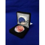 MARILYN MONROE SILVER DOLLAR COIN in capsule and fitted box;