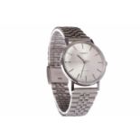 GENTLEMAN'S TISSOT STYLIST STAINLESS STEEL MANUAL WIND WRIST WATCH the round silver dial with