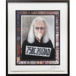 * JOHN BYRNE RSA, BILLY CONNOLLY (75th Birthday) artist's proof giclee print,