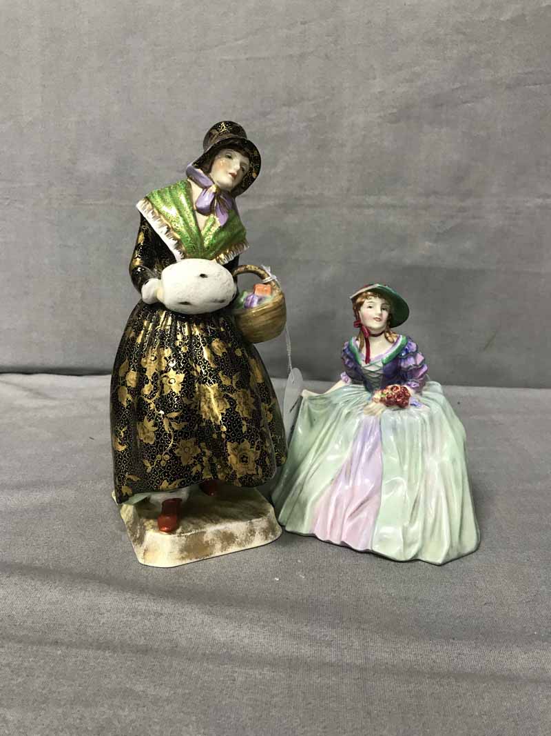 LOT OF CERAMICS including a Royal Doulton figure,