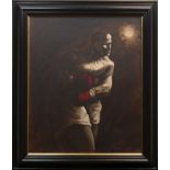 * PETER HOWSON OBE, THE PUGILIST oil on canvas,