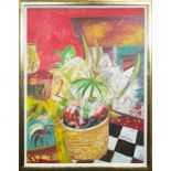 * JOHN BELLANY CBE RA HRSA (SCOTTISH 1942 - 2013), LITTLE EVERSDEN STILL LIFE oil on canvas,