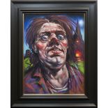 * PETER HOWSON OBE, KNOW THYSELF pastel,