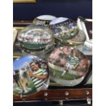 'THE GLORY OF CELTIC' COLLECTORS' PLATES BY DANBURY MINT comprising eight plates from the series;