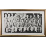 AUTOGRAPHED BLACK AND WHITE PHOTO OF THE 'LISBON LIONS' circa 1980s,