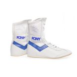 PAIR OF GARY 'THE KID' JACOBS AUTOGRAPHED BOXING BOOTS the boots by Pony, each signed 'Best Wishes,