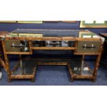 CONTEMPORARY MIRRORED WRITING/DRESSING TABLE BY THE ONE CO.