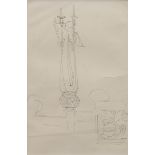 * JESSIE MARION KING (SCOTTISH 1875 - 1949), STUDY OF AN ANGEL pencil on paper 17cm x 11cm Mounted,