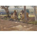 JAMES PATERSON PRSW RSA RWS (SCOTTISH 1854 - 1932), LA LAGUNA, 'TENERIFE' watercolour on paper,