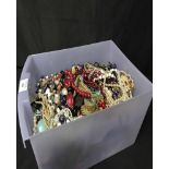 LOT OF COSTUME JEWELLERY including beaded necklaces etc