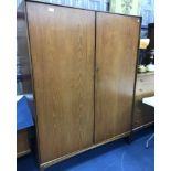 1960s TEAK BEDROOM SUITE comprising of wardrobe, chest of drawers, dressing table,