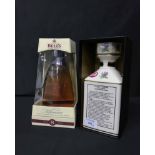JOHN GREIG POINTERS WHISKY DECANTER Also includes a Bell's Millennium whisky decanter.
