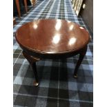 TWO GRADUATED CIRCULAR OCCASIONAL TABLES