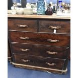 MID VICTORIAN CHEST OF DRAWERS