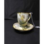 WORCESTER CABINET CUP AND SAUCER