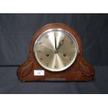 MAHOGANY MANTEL CLOCK