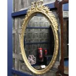 GILT FRAMED WALL MIRROR