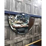 SHAPED FRAMELESS WALL MIRROR