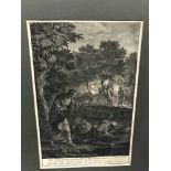 THREE BIBLICAL SUBJECT ENGRAVINGS AFTER ARNOLD HOUBRAKEN named F Blyswyck,