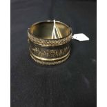 VICTORIAN SILVER GILT BANGLE