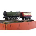 HORNBY TINPLATE CLOCKWORK PASSENGER SET, No.