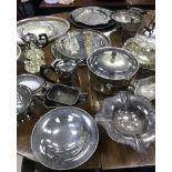 LOT OF SILVER PLATED ITEMS