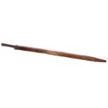 MASAI SHORTSWORD SEME swollen flat blade, with 2 lines along one edge at forte,