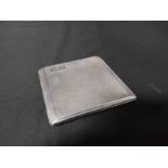 SILVER ENGINE TURNED SILVER CIGARETTE CASE