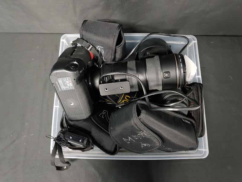 NIKON CAMERA with accessories including lenses,