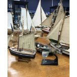 GROUP OF MODEL SHIPS