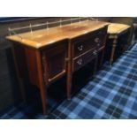 REPRODUCTION DINING ROOM SUITE comprising table, chairs,