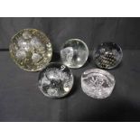 LARGE LOT OF PAPERWEIGHTS along with a trophy