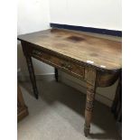 19TH CENTURY MAHOGANY SIDE TABLE