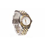 LADY'S BREITLING CALLISTINO STAINLESS STEEL BI COLOUR QUARTZ WRIST WATCH the round white dial with