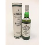 LAPHROAIG 10 YEARS OLD - POST-ROYAL WARRANT Active. Port Ellen, Islay.